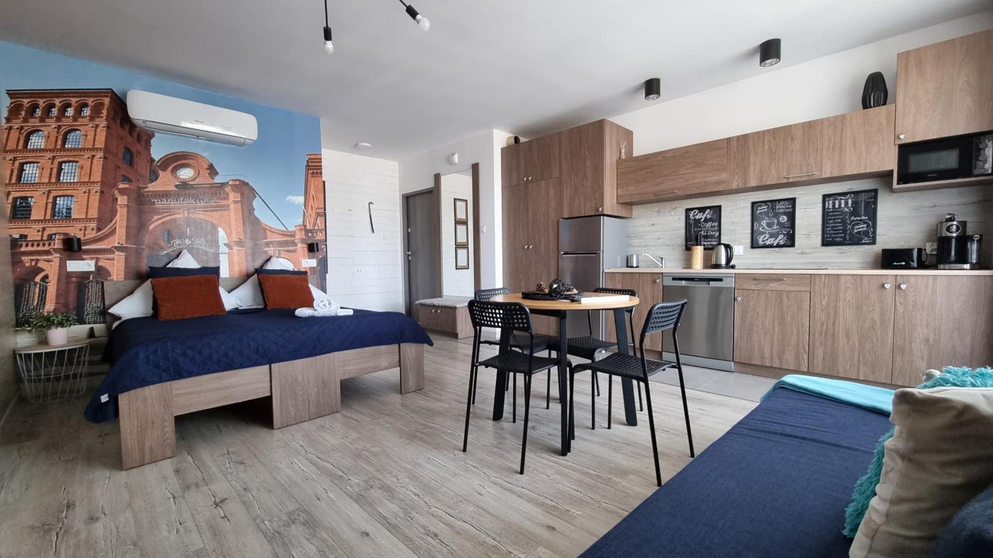 Apartamento Q Apart Coral - Studio, Manufaktura, Parking Gratis, Tv Max, Fv, Gwarancja Zadowolenia Łódź Exterior foto